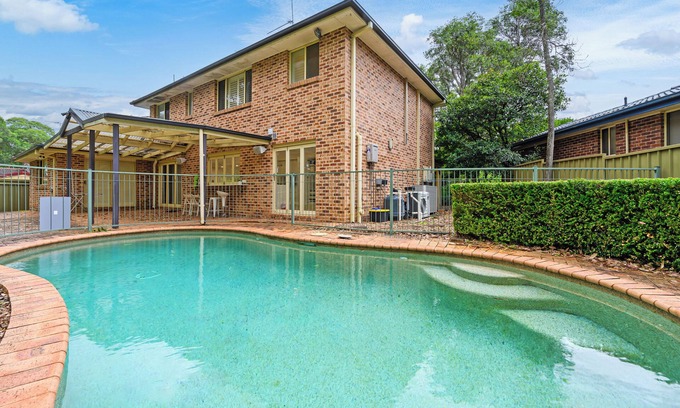 Baulkham Hills House | Spacious 4-bedroom house in serene Baulkham Hills with AC