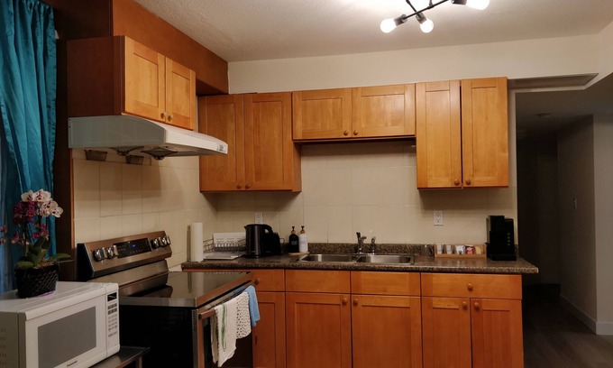 Guildford House | Spacious 4-bedroom basement suite near Port Mann bridge