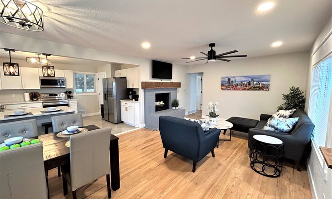Dupont House | Spacious 5BR Oasis with Game Room & Fire Pit, Denver