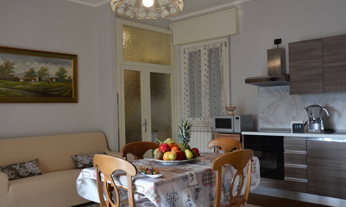 Viadanica Apartment | Spacious apartment with panoramic terrace 10 minutes from Lake Iseo.