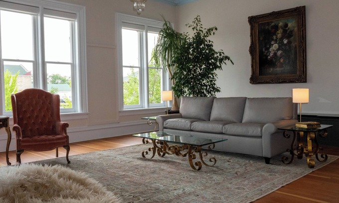 Edgerton Condo | Spacious Condo: Historic Boutique Rental in Downtown Edgerton