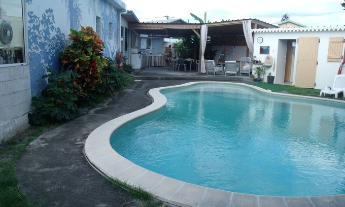 Saint-Louis House | Spacious, detached Kaz Bory, tropical garden, swimming pool.