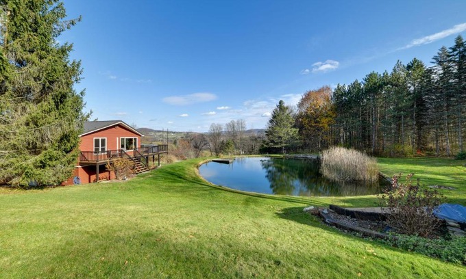 Dryden House | Spacious Finger Lakes Home with Mountain Views