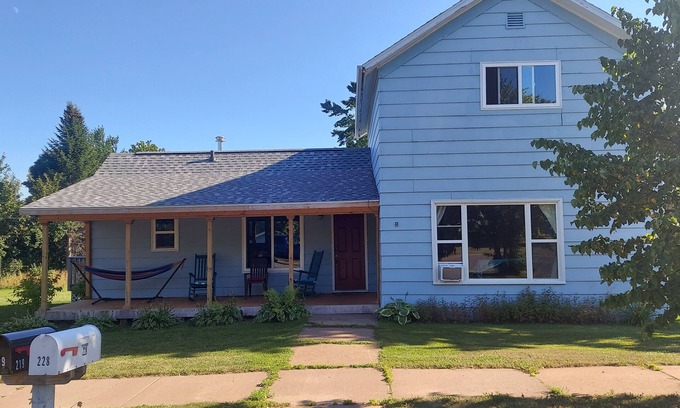 Washburn House | Spacious four bedroom house -walking distance to Lake Superior/Washburn shops