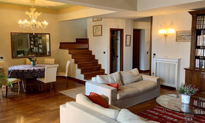 Orbetello Apartment | Spacious historic apartment with rooftop terrace