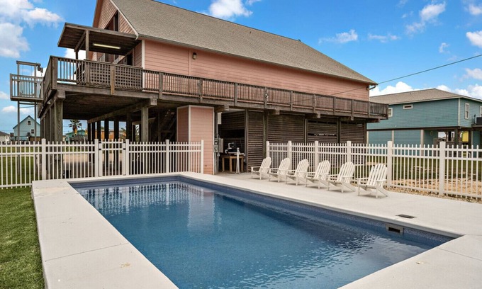 Surfside Beach House | Spacious Home with Game Room, Deck & Bunk Room