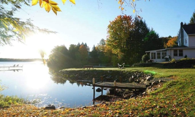 Farmington House | Spacious lakefront home with 5 bedrooms & hot tub!