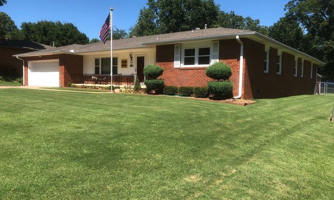 Ponca City House | Spacious, Remodeled, in a Quiet Family Oriented Neighborhood