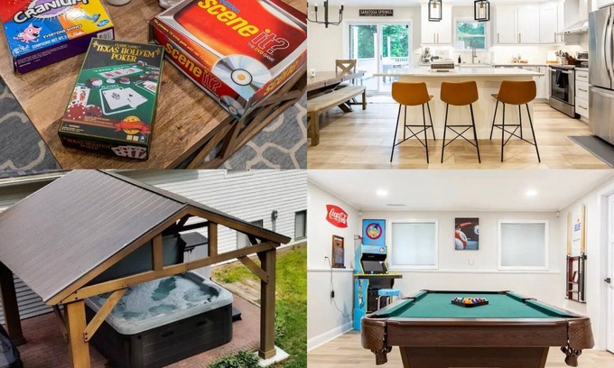 Geyser Crest House | Spacious Saratoga 5BR Hot Tub Retreat