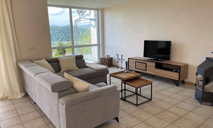 Schopfheim Apartment | Spacious vacation apartment with panoramic view