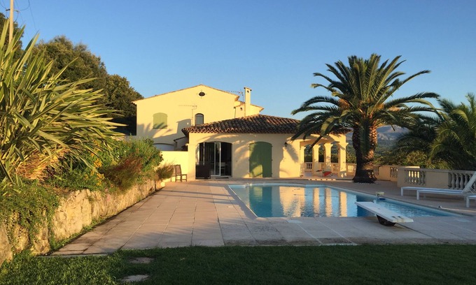Valbonne Villa | Spacious Villa with grand views of Sea and Mountains !