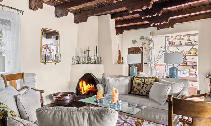 Historic Eastside House | Spanish Pueblo Style Elegance in the Heart of Santa Fe