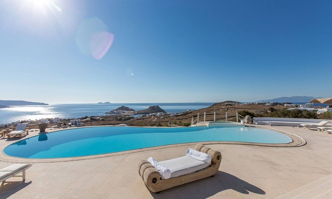 Kalafatis Villa | Spectacular Kalafatis Villa | 5 Bedrooms | Villa Vibhu | Private Jacuzzis &.