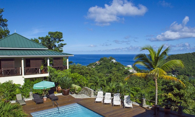 Marigot Bay Villa | Spectacular views overlooking Marigot Bay