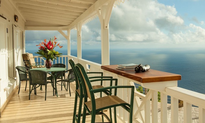 Windward Side Villa | Spyglass is a Private Villa With 360 View Near Windwardside.
