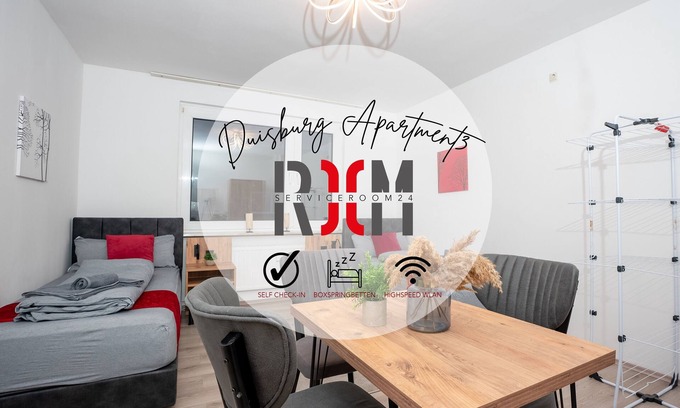 Marxloh Apartment | Sr24 - Stilvolle Wohnung mit Terrasse