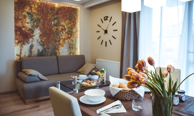 Pradnik Bialy Apartment | STAWOWA - Charmly Apartment 69qm - NEW with 2 Balconies and inside Garage