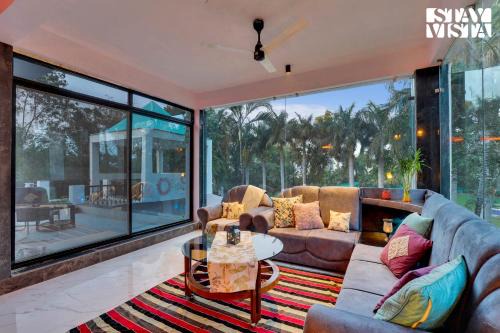Bhopal Villa | StayVista's Palm Perle Villa - Pet-Friendly Retreat with Terrace, Lawn & Pool Table