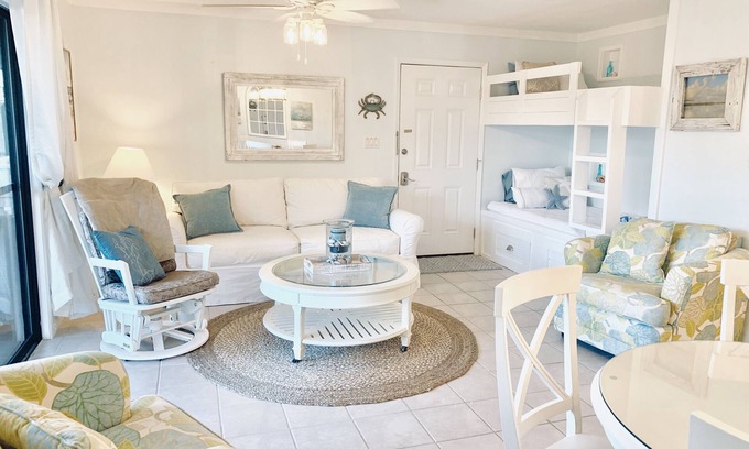 Seagrove Beach Condo | Steps to 30A & beach with all the comfort of home including a washer & dryer!