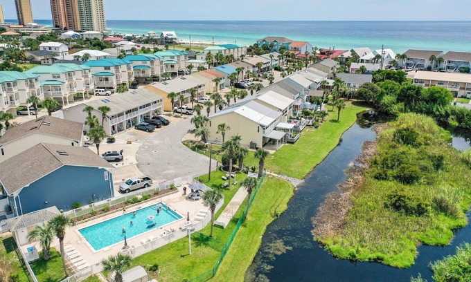 West Panama City Beach House | STEPS to Beach! 2B/2B, Sleeps 9! Beach, POOL, Repeat! NEW! Grill! Wagon!
