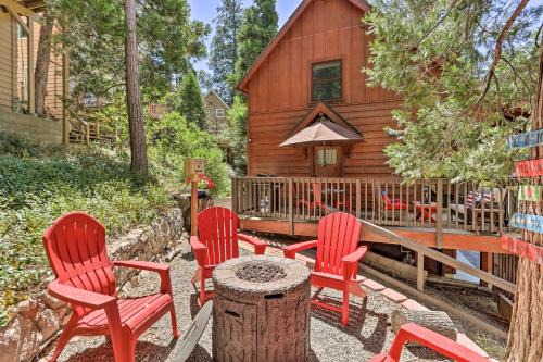 Cedar Glen House | Steps to Lake Cabin with Deck in Lake Arrowhead