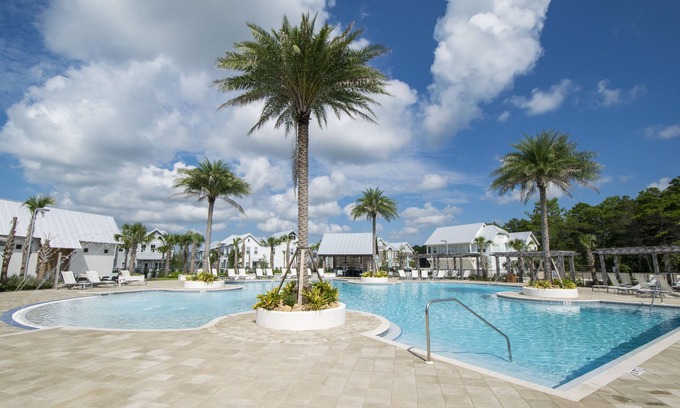 Panama City Beach House | Steps to the Resort Style Pool & Across from The Big Chill + Free Tickets!
