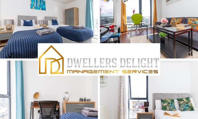 Stevenage Apartment | Stevenage - 2 Bedroom Apartment, Free Wifi & Balcony Upto 5 guests