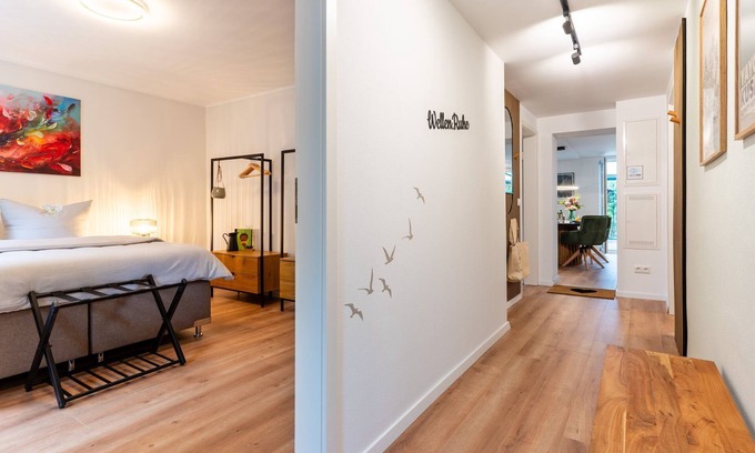 Grossenbrode Apartment | Stilvolle Ferienwohnung Wellen.ruhe in Großenbrodekomfort für bis zu 6 Personen