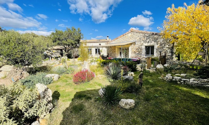 Orgnac-l'Aven House | Stone house 3★, quiet and nature, South Ardèche - Orgnac l'Aven