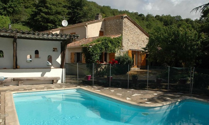 Dio-et-Valquieres House | Stone House with private pool in the Languedoc National Park near Octon