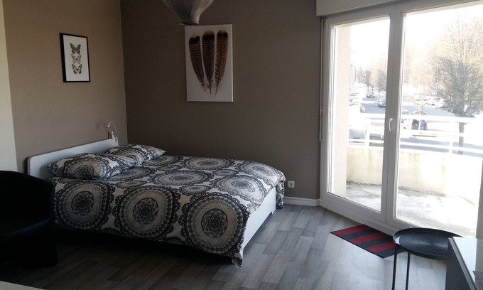Les Coutures Apartment | Studio 33m² Caen borough Beaulieu
