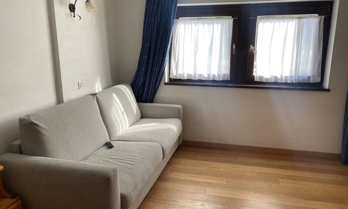 Selva di Val Gardena Condo | Studio apartment in front of Sassolungo mountain
