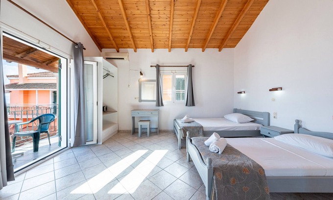 Kavos Apartment | Studio Apartment 'Kavos Panorama 120' with Sea View, Wi-Fi.