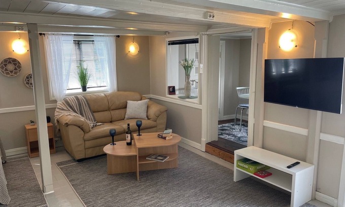 Stathelle Apartment | Studio Apartment med alt du Trenger ! Kort Avstand til Transport og Shopping !