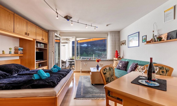Beuren Apartment | Studio Apartment "Studti 134" with Mountain View, Balcony & Wi-Fi