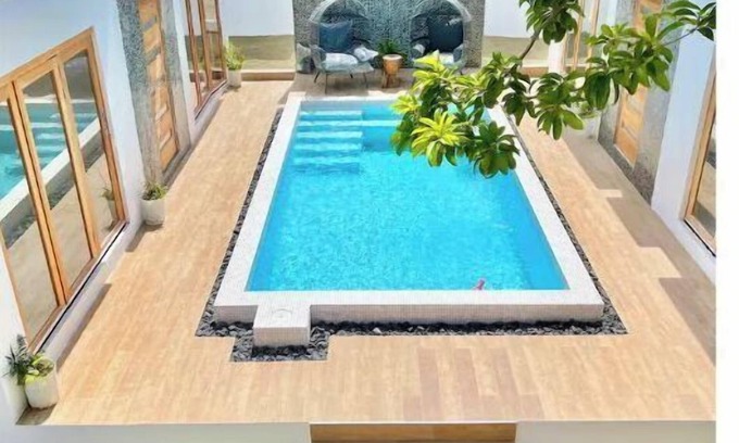 Julianadorp Apartment | Studio (B) Studio with Pool, open Air Shower Bath