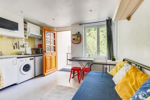 Palaiseau Apartment | Studio calme proche Paris avec terrasse privative et jacuzzi en option