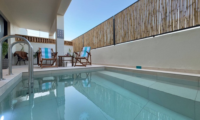 Pefkos Apartment | Studio 'Elata' with Mountain View, Wi-Fi and Air Conditioning