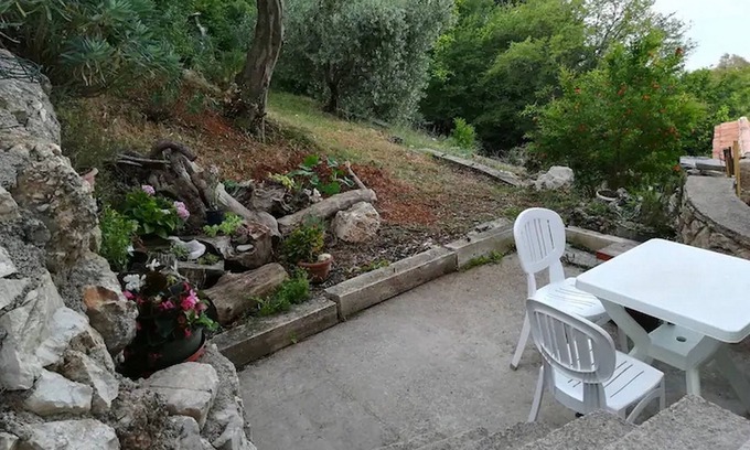 Beli Apartment | Studio flat with terrace and sea view Beli, Cres (AS-22435-b)