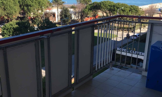 Porto Santa Margherita Apartment | Studio mit Klimaanlage und Meerblick