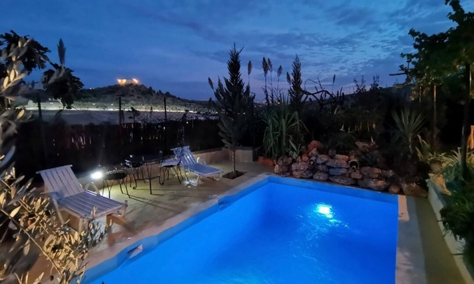 Layoun Apartment | Studio with pool and parking in fes medina