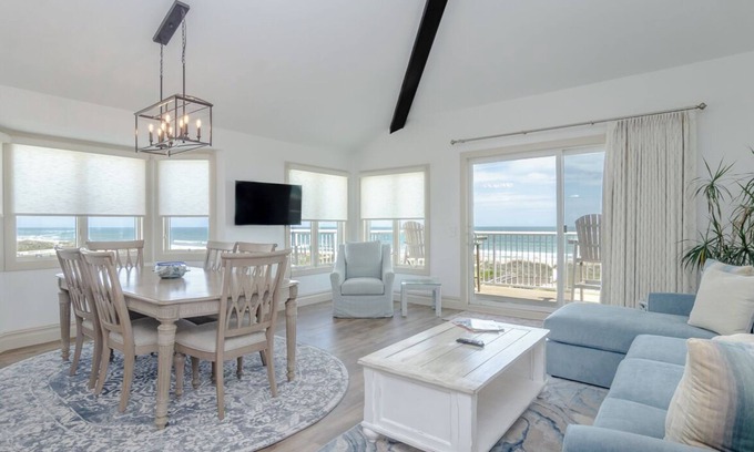 Shell Island Condo | Stunning 2-story condo in Wrightsville Dunes!