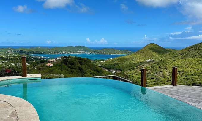 Falmouth Villa | Stunning 3+ BDRM Villa with Infinity Pool & Breathtaking Views