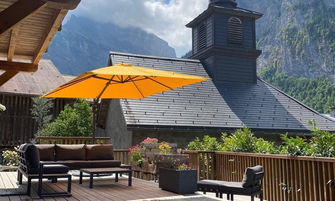 Sixt-Fer-a-Cheval House | Stunning 4 bed 4 bath chalet with hot tub in incredible surroundings.