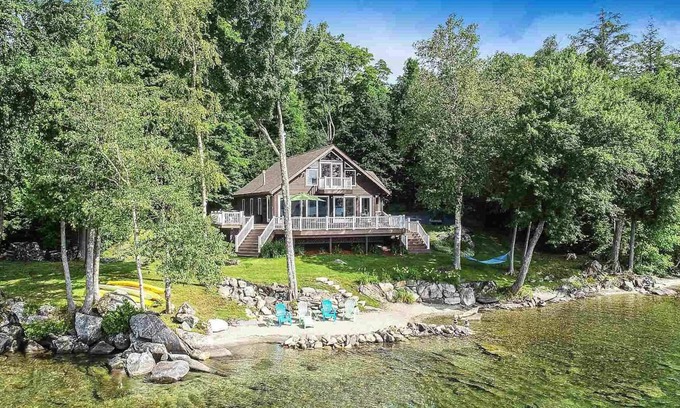 Morgan House | Stunning 4-season waterfront oasis on Seymour Lake, Morgan, VT