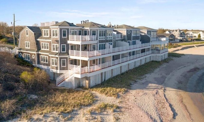 Falmouth Heights Condo | Stunning Ocean Front Location on Private Beach
