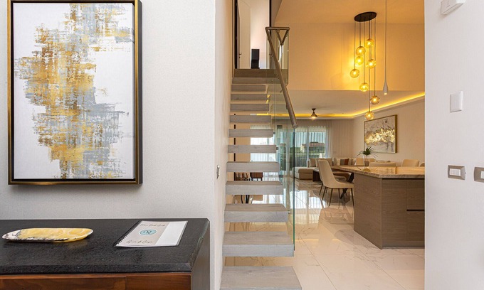 Puerto Juarez Apartment | Stunning Ocean View Penthouse 2 bedroom & office at Mareazul Casa Diva