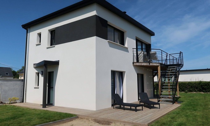 Plouneour-Brignogan-Plages House | Stunning private villa for 6 people with WIFI, TV and terrace