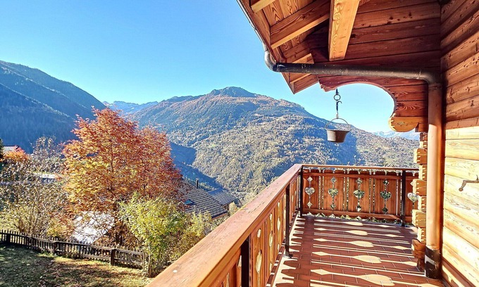Veysonnaz House | Stunning private villa for 8 people with WIFI, TV, terrace and parking
