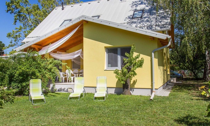 Balatonbereny House | Stunning private villa for 8 guests with terrace and pets allowed